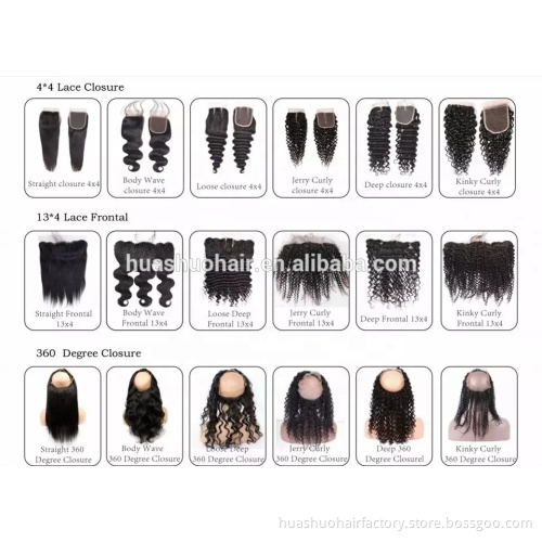 Single Donor 1B/Bug Red 13*4 Ear To Ear Remy Virgin Customized Brazilian Straight Human Hair Lace Frontal Piece
